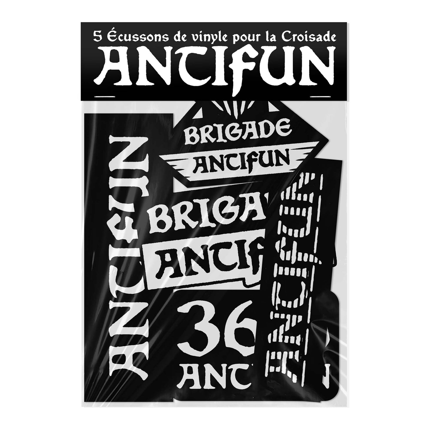 Pack stickers de l'Antifun en Croisade
