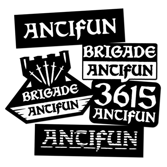 Pack stickers de l'Antifun en Croisade